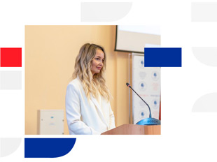 Die Vorlesung für Studenten der Staatlichen Universität Sankt Petersburg, gehalten von Maria Matweewa, Direktorin des „Sotschi-Dialogs“