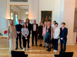 Treffen der Studenten der RGGU-Universität mit außerordentlichem und bevollmächtigtem Botschafter der Republik Österreich in der Russischen Föderation Johannes Eigner